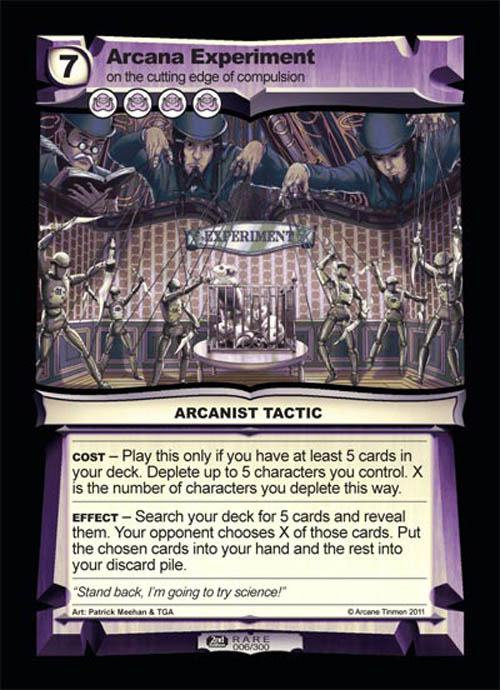 Arcana Experiment